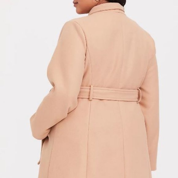 TORRID Camel A Line Coat - Picture 3 of 3